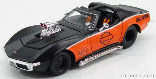 CHEVROLET  CORVETTE SPIDER HARLEY DAVIDSON CUSTOM 1970  BLACK ORANGE