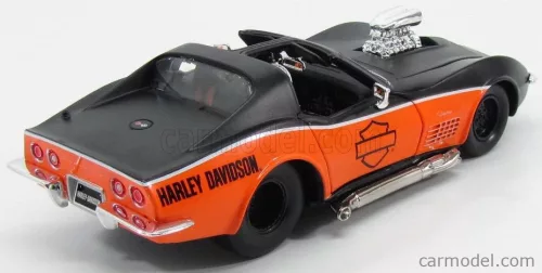 CHEVROLET  CORVETTE SPIDER HARLEY DAVIDSON CUSTOM 1970  BLACK ORANGE