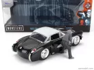 CHEVROLET  CORVETTE WITH WOLFMAN FIGURE 1957  BLACK WHITE