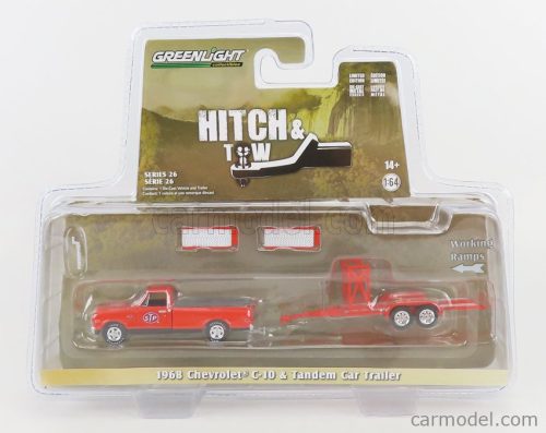 CHEVROLET  C-10 PICK-UP WITH STP TRAILER 1968  RED