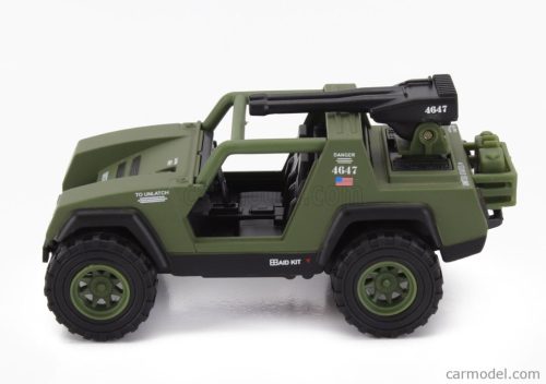 FIGURES  VAMP MILITARY JEEP WITH DUKE G.I.JOE FIGURE 2010  MILITARY GREEN