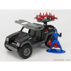 JEEP  COMMANDER 1996 WITH G.I.JOE FIGURE  GREY BLACK