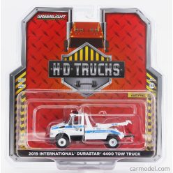   INTERNATIONAL  DURASTAR 4400 TOW TRUCK CARRO ATTREZZI NYPD - WRECKER ROAD SERVICE 2019  WHITE BLUE