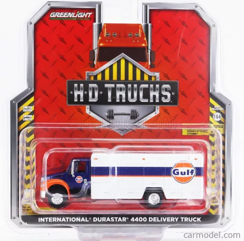 INTERNATIONAL  DURASTAR 4400 TRUCK GULF 2019  WHITE BLUE ORANGE