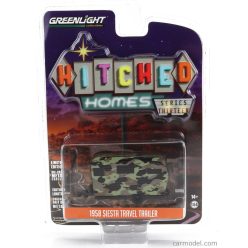 TRAILER  SIESTA TRAVEL ROULOTTE 1958  CAMOUFLAGE