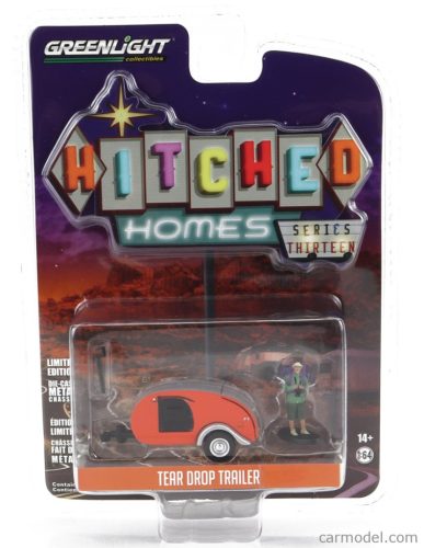 TRAILER  TEARDROP ROULOTTE 2016  ORANGE SILVER