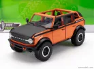FORD USA  BRONCO OPEN 2021 WITH SET 4X TIRES  ORANGE BLACK