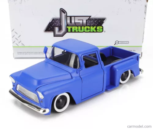 CHEVROLET  PICK-UP STEPSIDE CUSTOM 1955  MATT BLUE