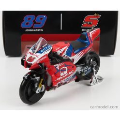   DUCATI  DESMOSEDICI GP21 PRAMAC RACING TEAM N 5 MOTOGP 2021 JOHANN ZARCO  RED