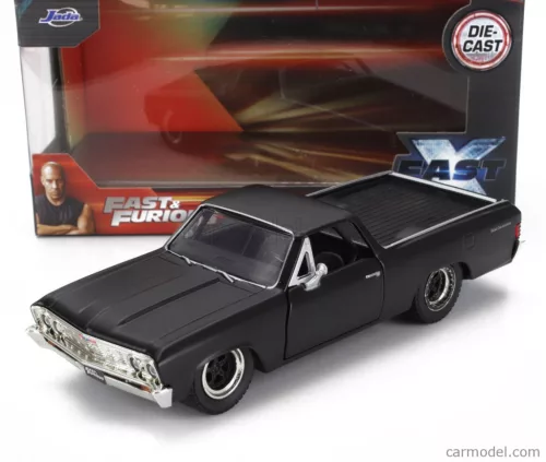 CHEVROLET  EL CAMINO PICK-UP (FF10) CUSTOM 1967 - FAST & FURIOUS  MATT BLACK
