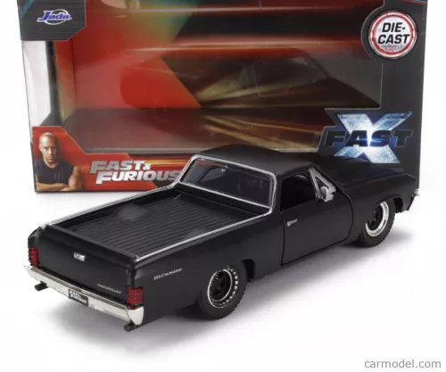 CHEVROLET  EL CAMINO PICK-UP (FF10) CUSTOM 1967 - FAST & FURIOUS  MATT BLACK