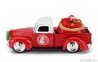 FORD USA  SET HOLIDAY RIDES 2022 - PICK-UP 1941 WITH CHEVROLET BEL AIR 1957 WITH SANTA CLAUS (BABBO NATALE) & MRS. SANTA CLAUS FIGURES  RED MET WHITE