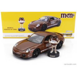 PORSCHE  911 997 TURBO WITH M&M's FIGURE 2007  BROWN