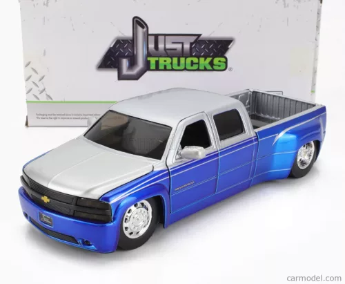 CHEVROLET  SILVERADO PICK-UP DUALLY 2007  BLUE SILVER