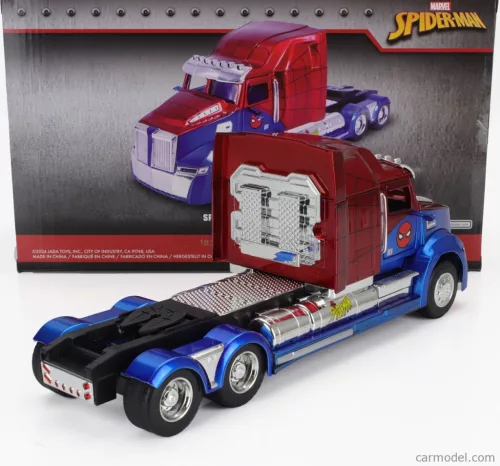WESTERN STAR  57X TRACTOR TRUCK SPIDERMAN 2009  BLUE RED