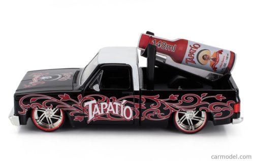 CHEVROLET  C-10 PICK-UP TAPATIO 1985 WITH CHARRO FIGURE  BLACK WHITE