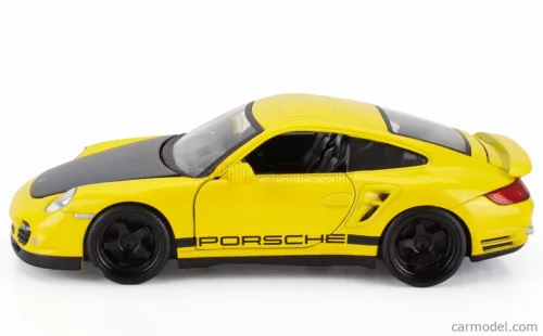 PORSCHE  911 997 TURBO COUPE 2006  YELLOW BLACK