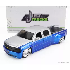 CHEVROLET  SILVERADO PICK-UP DUALLY 1999  BLUE SILVER