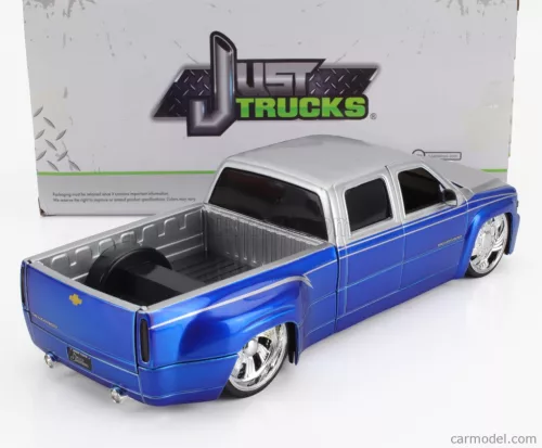 CHEVROLET  SILVERADO PICK-UP DUALLY 1999  BLUE SILVER