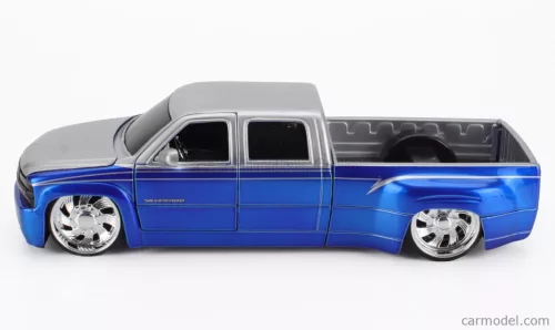 CHEVROLET  SILVERADO PICK-UP DUALLY 1999  BLUE SILVER