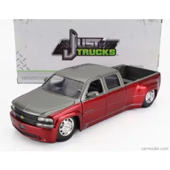 CHEVROLET  SILVERADO PICK-UP DUALLY 1999  RED SILVER