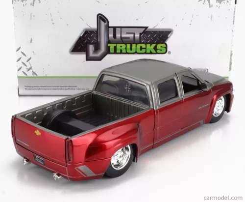 CHEVROLET  SILVERADO PICK-UP DUALLY 1999  RED SILVER