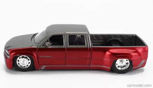 CHEVROLET  SILVERADO PICK-UP DUALLY 1999  RED SILVER