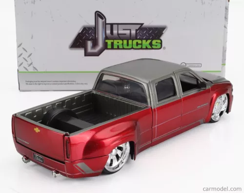 CHEVROLET  SILVERADO PICK-UP DUALLY 1999  RED SILVER