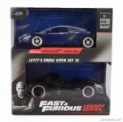 DODGE  SET 2X LETTY'S VIPER SRT-10 COUPE + McLAREN MP4 12C - FAST & FURIOUS  BLACK BLUE