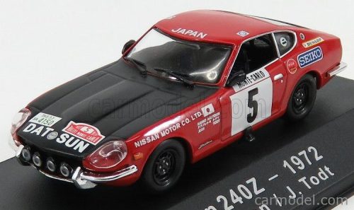 NISSAN  DATSUN N 5 RALLY MONTECARLO 1972 R.AALTONEN - J.TODT  RED BLACK