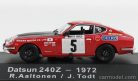 NISSAN  DATSUN N 5 RALLY MONTECARLO 1972 R.AALTONEN - J.TODT  RED BLACK