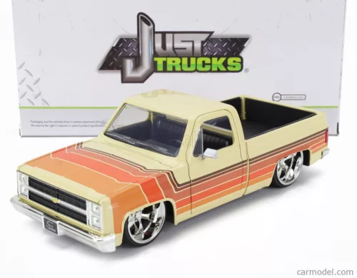 CHEVROLET  C-10 PICK-UP CUSTOM 1985  CREAM BROWN ORANGE