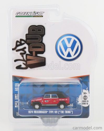 VOLKSWAGEN  TYPE 181 CABRIOLET CLOSED N 74 1974  RED BLACK