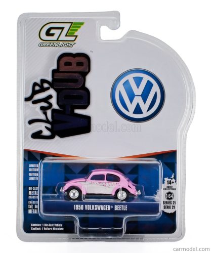 VOLKSWAGEN  BEETLE 1950  PINK WHITE