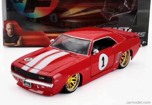 CHEVROLET  CAMARO N 1 RACING COUPE 1969  RED WHITE
