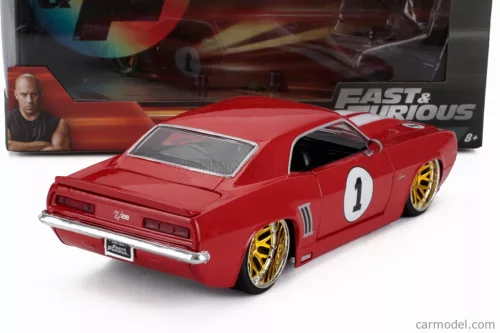 CHEVROLET  CAMARO N 1 RACING COUPE 1969  RED WHITE