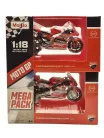DUCATI  SET 2X DESMOSEDICI GP23 TEAM LENOVO N 1 WORLD CHAMPION MOTOGP SEASON 2023 FRANCESCO BAGNAIA + N 23 MOTOGP SEASON 2023 ENEA BASTIANINI  RED