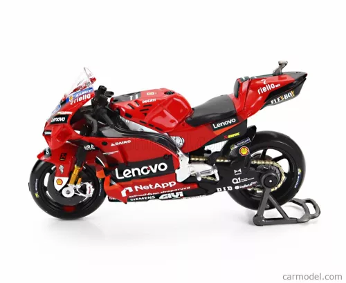 DUCATI  DESMOSEDICI GP22 TEAM LENOVO N 43 MOTOGP SEASON 2022 JACK MILLER  RED