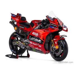   DUCATI  DESMOSEDICI GP24 TEAM LENOVO N 1 MOTOGP SEASON 2024 FRANCESCO BAGNAIA  RED