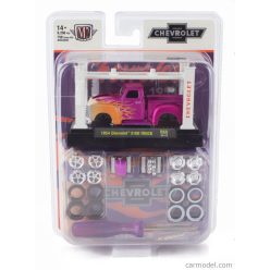   DODGE  A-100 VAN SHELL WITH ACCESSORIES 1967 - GARAGE SET OFFICINA - PONTE SOLLEVATORE AUTO - FOUR POST LIFT  YELLOW RED