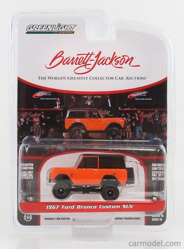 FORD USA  BRONCO CUSTOM SUV 1967 - BARRETT JACKSON  ORANGE BLACK