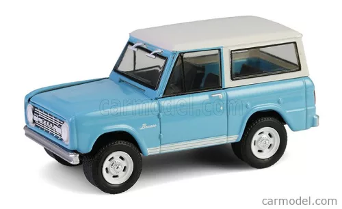 FORD USA  BRONCO CUSTOM SUV 1966  LIGHT BLUE WHITE