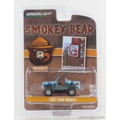FORD USA  BRONCO 1967 - SMOKEY BEAR  LIGHT BLUE GREEN