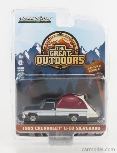 CHEVROLET  C-10 SILVERADO PICK-UP 1982 - THE GREAT OUTDOORS  SILVER BLUE