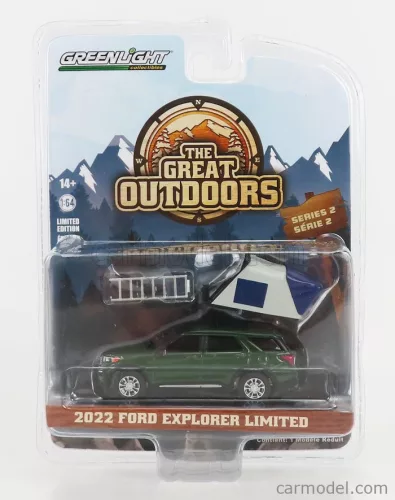 FORD USA  EXPLORER LIMITED 2022 - THE GREAT OUTDOORS  GREEN