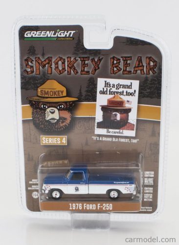 FORD USA  F-250 PICK-UP 1976 - SMOKEY BEAR  WHITE BLUE