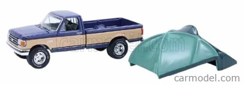 FORD USA  F-150 LT PICK-UP CAMPING CAMPER 1987  BLUE BEIGE