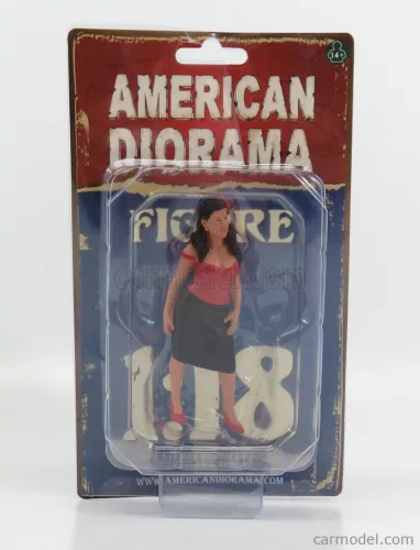 FIGURES  ROSA - WOMAN HANGING OUT II  RED BLACK