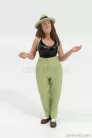 FIGURES  TANYA - WOMAN HANGING OUT II  GREEN BLACK