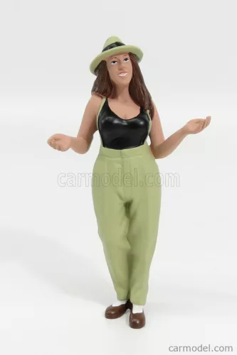 FIGURES  TANYA - WOMAN HANGING OUT II  GREEN BLACK